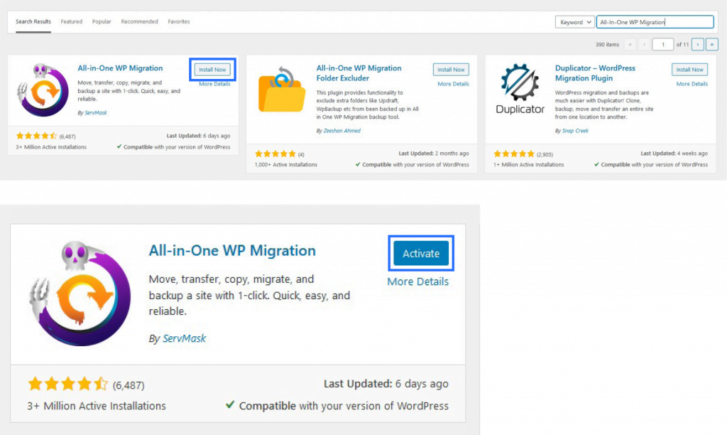 How to Manually Migrate Your WordPress Website Using the All-In-One WordPress Plugin