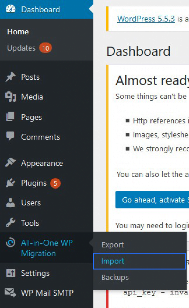 How To Manually Migrate Your WordPress Website Using The All-In-One ...