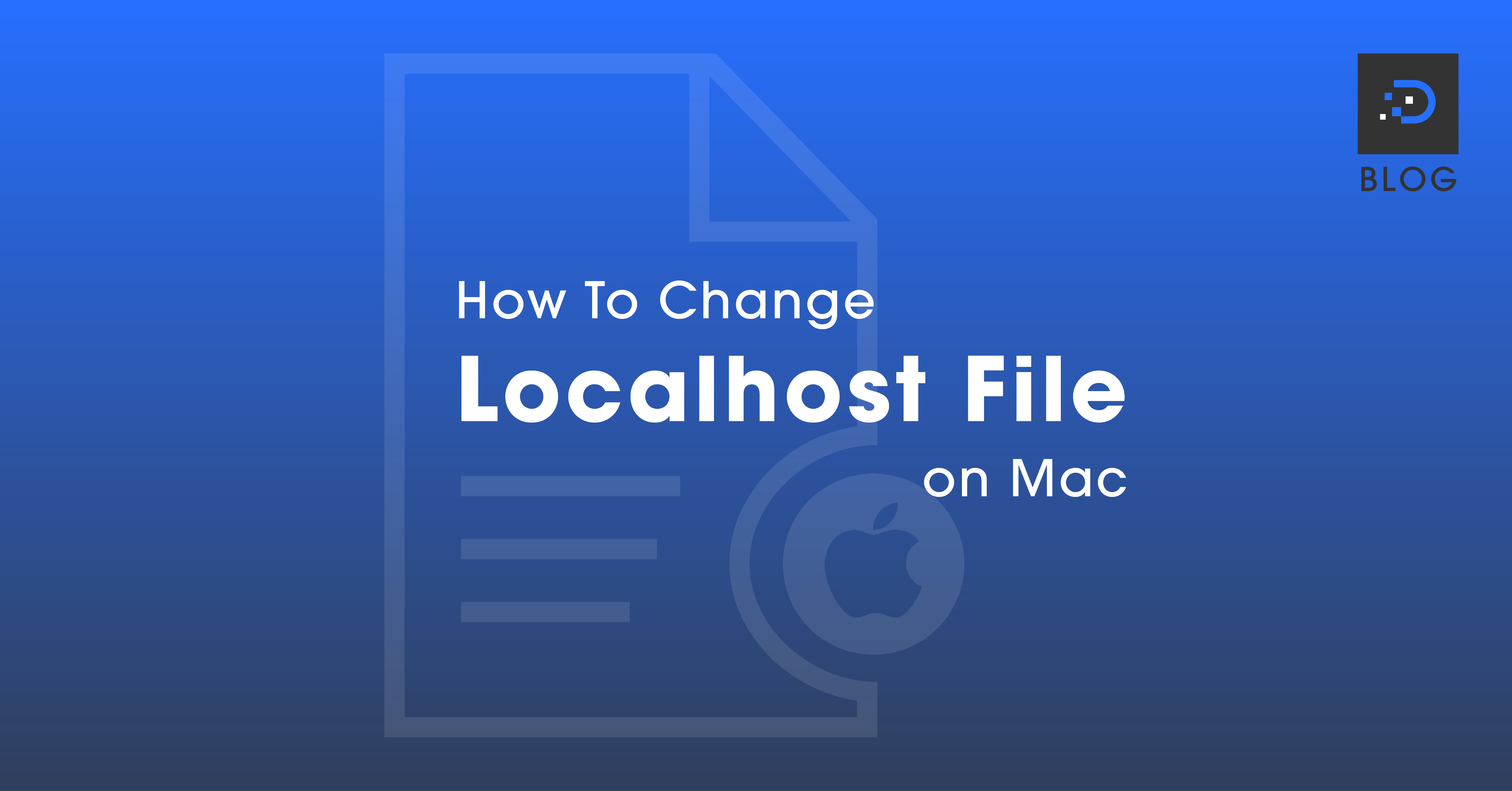 mac localhost file