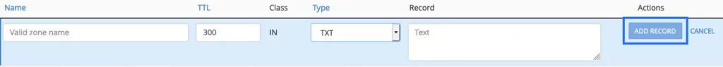 How to Add a TXT Record into Your cPanel Zone Editor